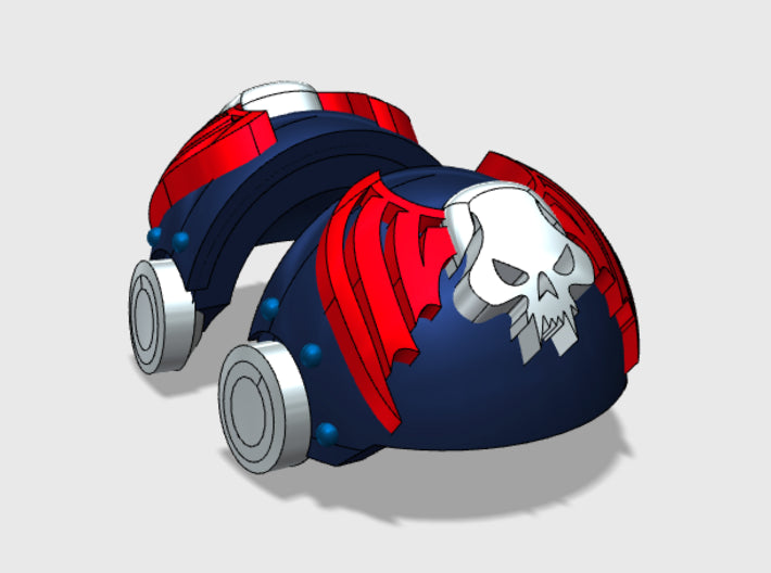 5x Nightmare Cult - T:3a Tartaros Shoulder Sets 3d printed