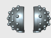 5x Studded - T:3a Tartaros Shoulder Sets 3d printed