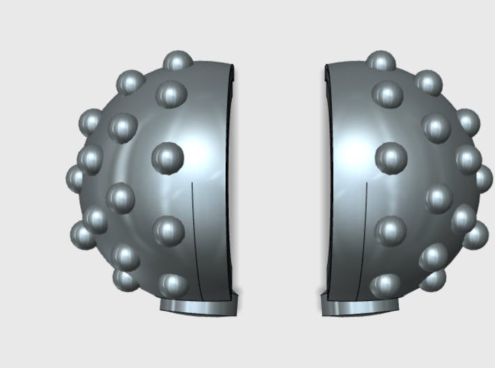 5x Studded - T:3a Tartaros Shoulder Sets 3d printed