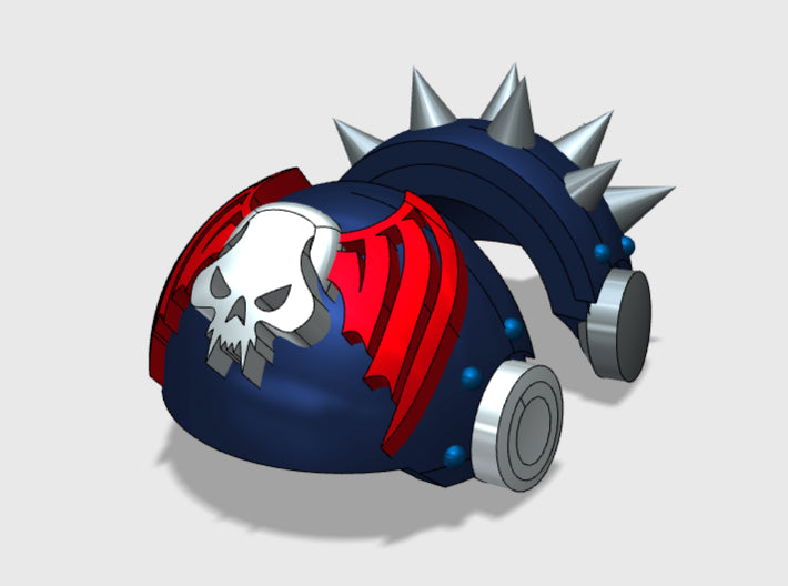 5x Nightmare Cult 2 - T:3a Tartaros Shoulder Sets 3d printed