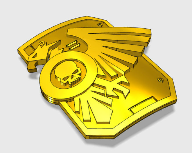 Palace Guard - Terminator Wall Shields 3d printed Small = 1 Shield