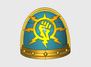 10x Storm Fist - G:3b Shoulder Pads 3d printed