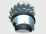 5x Saw Ridge - T:2a Cataphractii Shoulder Set 3d printed