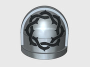 10x Black Thorns - G:7a Shoulder Pads 3d printed