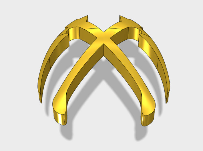 60x Scythes of the Emperor - Shoulder Insignia pac 3d printed