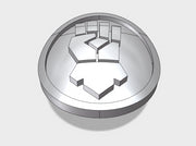 60x Kings Fist - Shoulder Insignia pack 3d printed