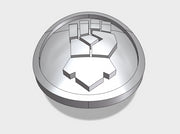 60x Kings Fist - Right Shoulder Insignias 3d printed