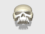 60x Skull : Shoulder Insignia pack 3d printed