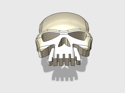 60x Skull : Shoulder Insignia pack 3d printed