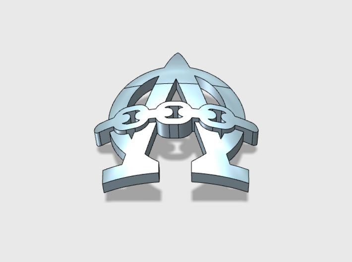 60x Alpha Omega : Shoulder Insignia pack 3d printed