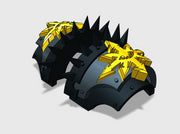 Dark Legion - T:2b Cataphractii Shoulder Sets	 3d printed Small Set = 5 Cataphractii Terminators (L&amp;R)