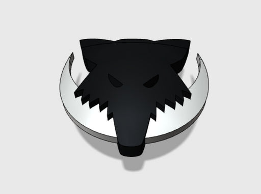60x Moon Wolves : Shoulder Insignia pack 3d printed