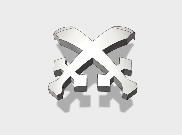 60x Astral Knights : Shoulder Insignia 3d printed