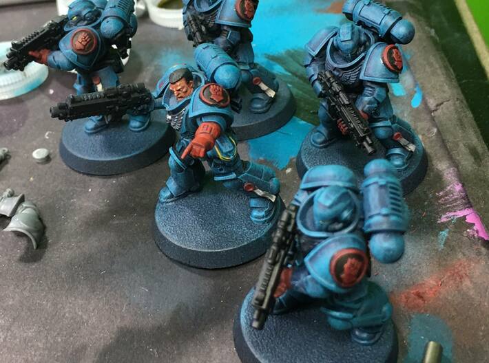 60x Kings Fist - Right Shoulder Insignias 3d printed Courtesy of: fbfbd85