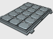 Tornado VLS hatch: Closed 3d printed