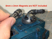 Linebacker Turret w/Twin Gat.Cannons 3d printed