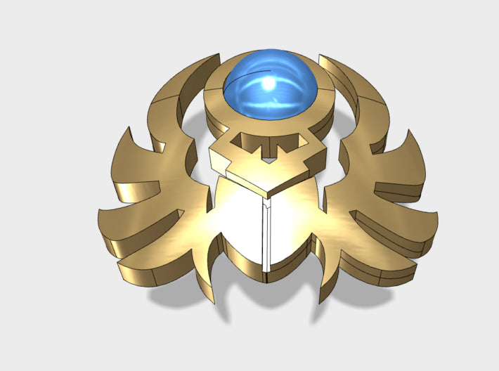 60x Sun Scarabs: Shoulder Insignia pack 3d printed