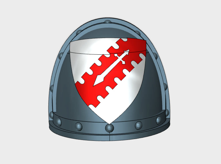 10x Demon Shields - G:2a Shoulder Pads 3d printed