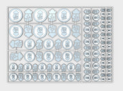 Kings Fists - Flat Vehicle Insignia pack 3d printed