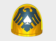 10x Raven Ace - G:4a Shoulder Pads 3d printed