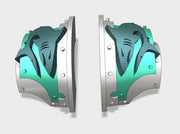 5x Makodon - T:2a Cataphractii Shoulder Sets 3d printed