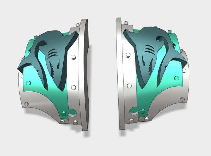 5x Makodon - T:2a Cataphractii Shoulder Sets 3d printed