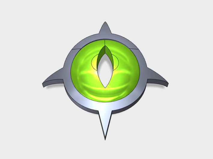 60x Evil Eye - Shoulder Insignia pack 3d printed