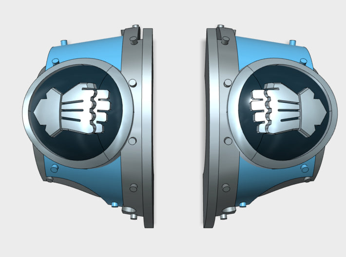 5x Clenched Fist - T:2a Cataphractii Shoulder Sets 3d printed