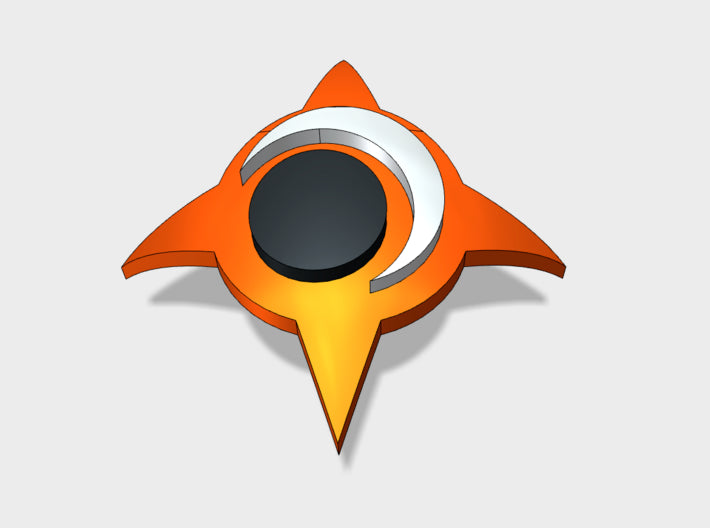 60x Eclipsed Star - Shoulder Insignia pack 3d printed