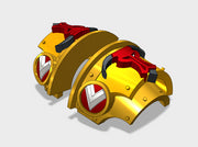 5x Greek Bull - T:2a Cataphractii Shoulder Sets 3d printed