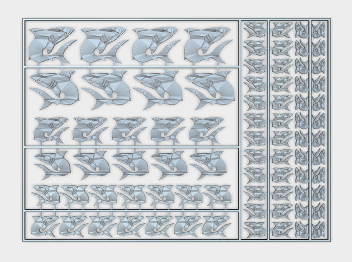 Makodons - Flat Vehicle Insignia pack 3d printed