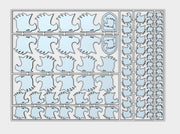 Raptor - Flat Vehicle Insignia pack 3d printed