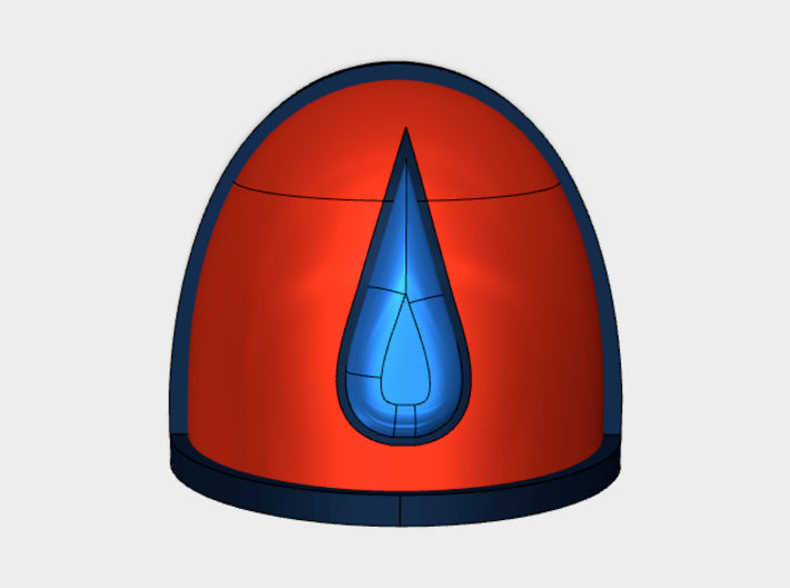 10x Teardrop - G:4a Shoulder Pads 3d printed