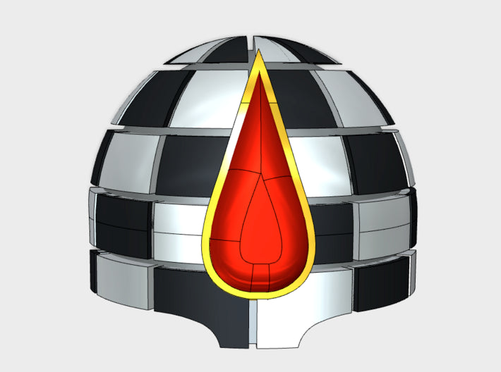 10x Checkered Drop - T:1a Terminator Shoulders 3d printed