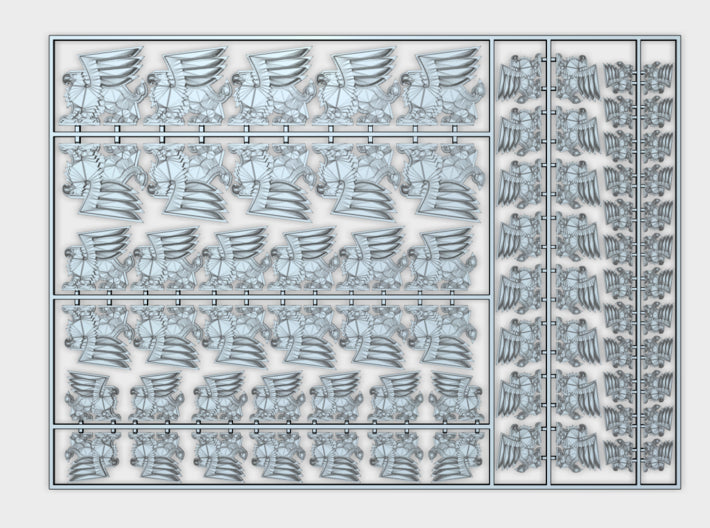 Griffon Corp - Flat Vehicle Insignia pack 3d printed