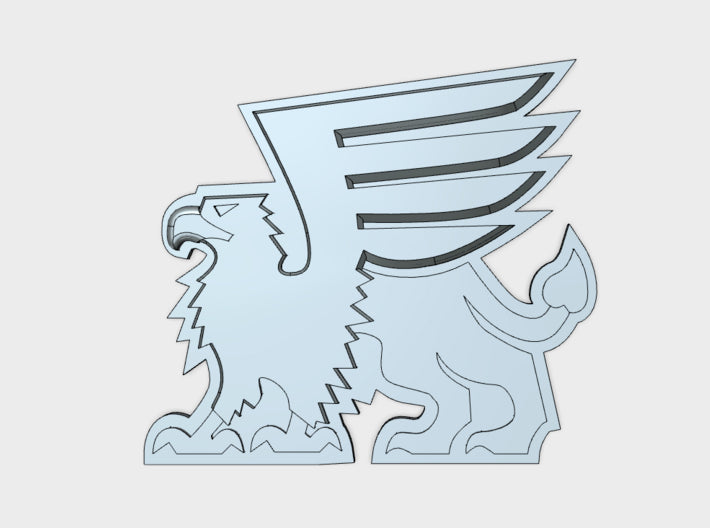 Griffon Corp - Flat Vehicle Insignia pack 3d printed