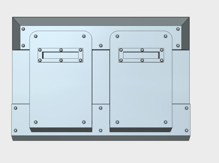 Blank : Mark-2 APC Frontplate 3d printed