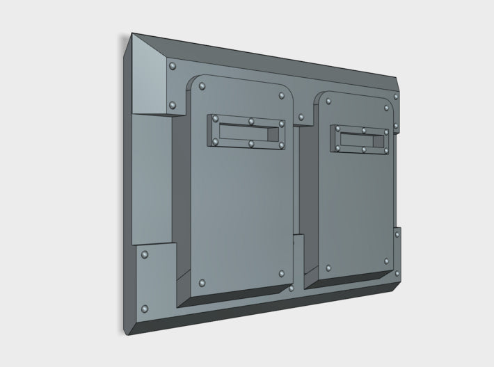 Blank : Mark-2 APC Frontplate 3d printed