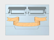Blank Banner : Standard APC Frontplate 3d printed