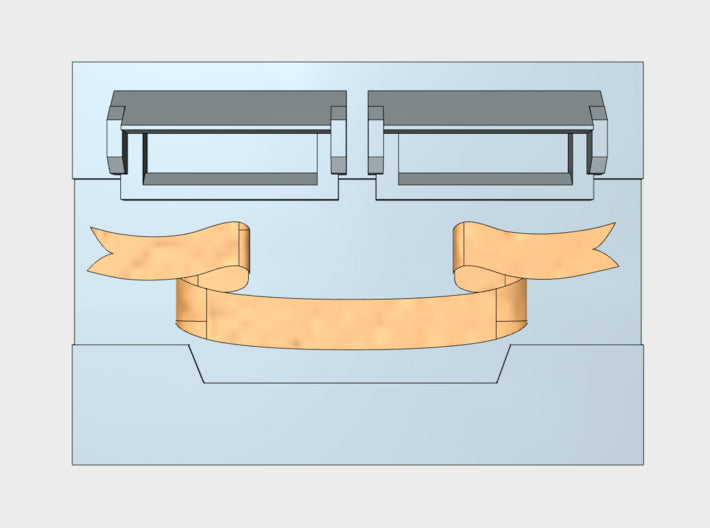 Blank Banner : Standard APC Frontplate 3d printed