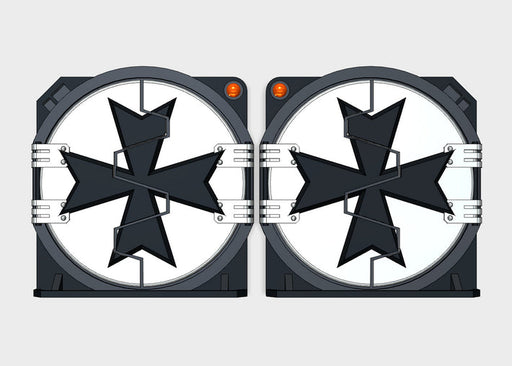 Maltese Cross : Mark-2 APC Round Doors 3d printed