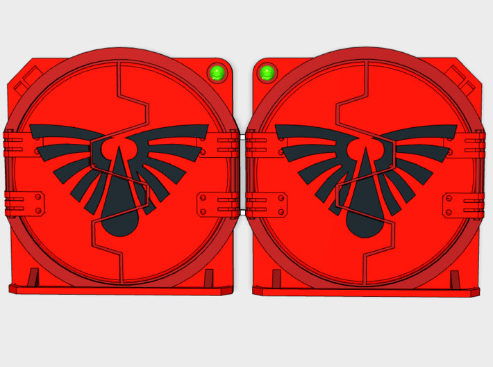 Blood Wing : Mark-2 APC Round Doors 3d printed