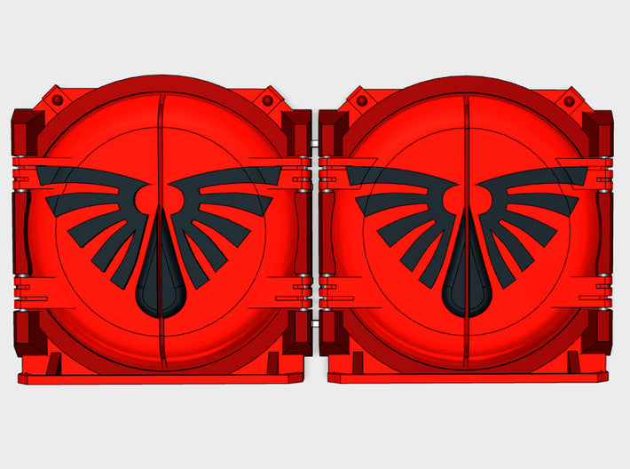 Blood Wing : Mark-1 APC Round Doors 3d printed
