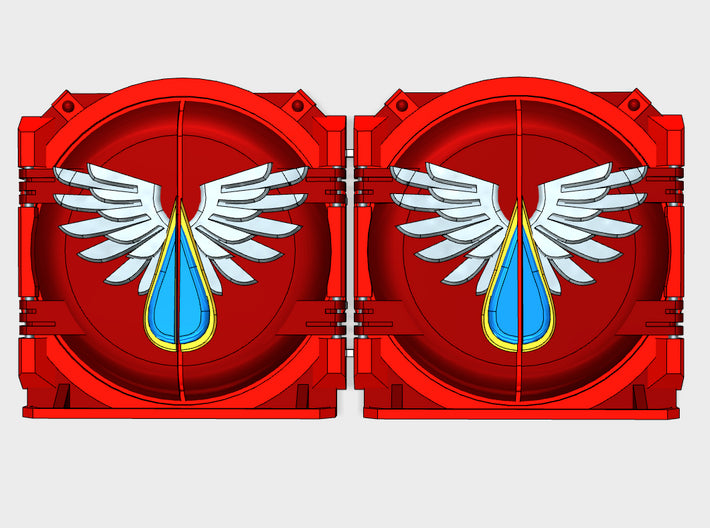 Angel Tears : Mark-1 APC Round Doors 3d printed