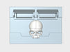 Skull : Standard APC Frontplate 3d printed