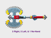11x Double RotoAxe: Hurstwic 3d printed