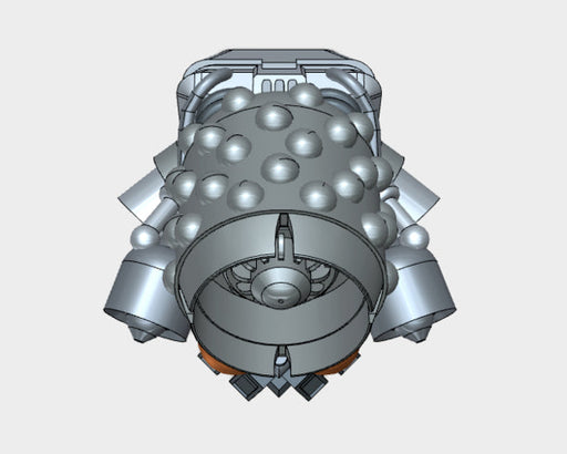 Studded Gryphus Jetpack (PM) 3d printed