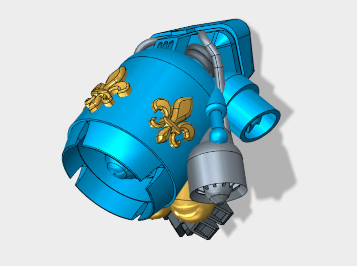 Fleur-De-Lis : Gryphus Jetpack (PM) 3d printed