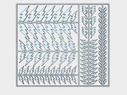 Lightning Bolt - Flat Vehicle Insignia pack 3d printed