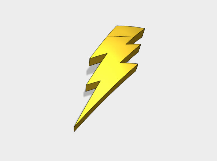Lightning Bolt - Shoulder Insignia pack 3d printed